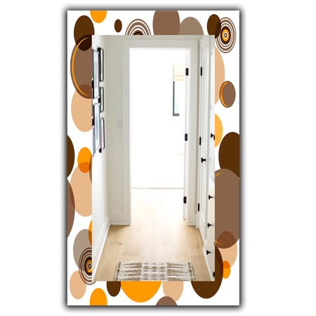 Circular Dance 10 - Bohemian & Eclectic Mirror - Modern Wall Mirror