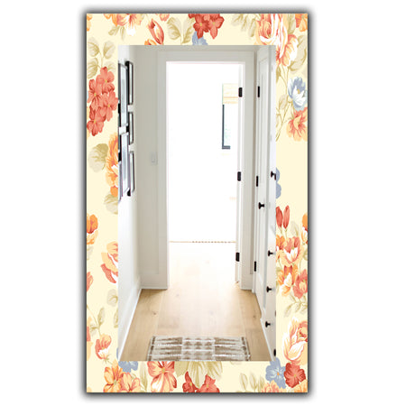 Pink Blossom 28 - Traditional Mirror - Vanity Mirror