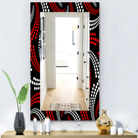 Obsidian Impressions 7 - Bohemian and Eclectic Mirror - Frameless Vanity Mirror