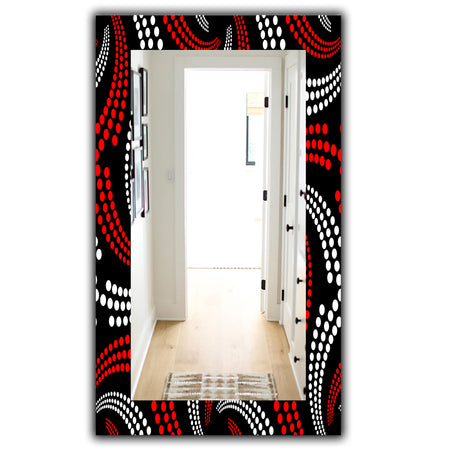 Obsidian Impressions 7 - Bohemian and Eclectic Mirror - Frameless Vanity Mirror