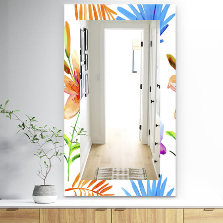 Tropical Mood Bright 7 - Traditional Mirror - Frameless Wall Mirror