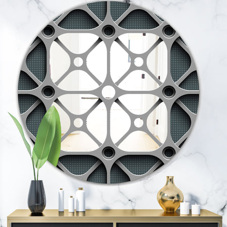 Scandinavian 23 - Mid-Century Round Mirror - Accent Mirror