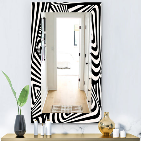 Black & White 5 - Modern Mirror - Contemporary Wall Mirror