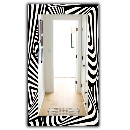 Black & White 5 - Modern Mirror - Contemporary Wall Mirror
