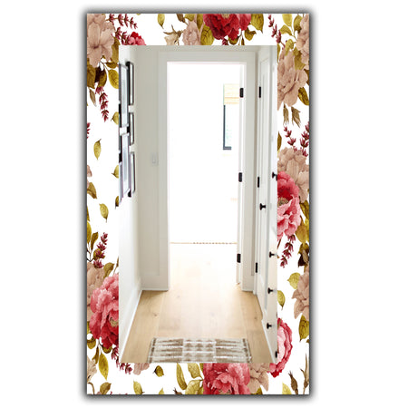 Pink Blossom 39 - Traditional Mirror - Wall Mirror