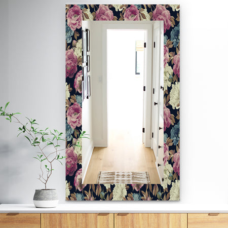 Obsidian Bloom 20 - Traditional Mirror - Vanity Mirror