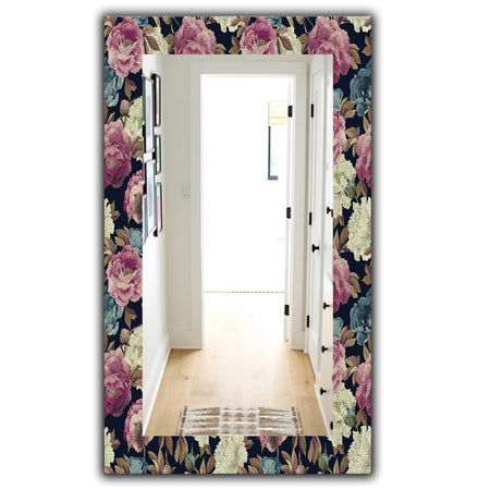 Obsidian Bloom 20 - Traditional Mirror - Vanity Mirror