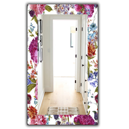 Pink Blossom 47 - Traditional Mirror - Wall Mirror