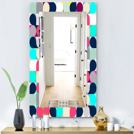 Circular Dance 11 - Bohemian & Eclectic Mirror - Modern Wall Mirror