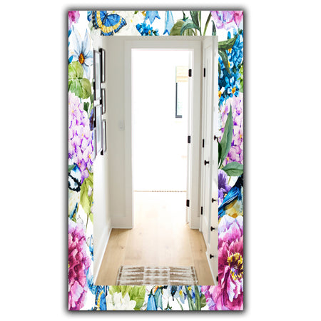 Pink Blossom 51 - Traditional Mirror - Wall Mirror