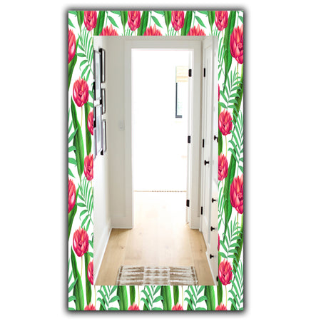Tropical Mood Bright 11 - Bohemian and Eclectic Mirror - Wall Mirror