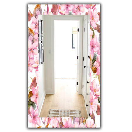 Pink Blossom 53 - Traditional Mirror - Vanity Mirror