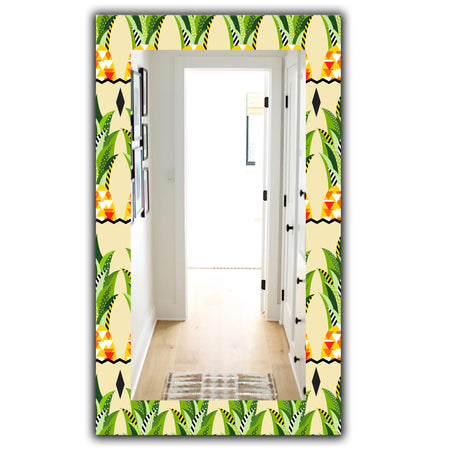 Tropical Mood Foliage 23 - Bohemian and Eclectic Mirror - Wall Mirror