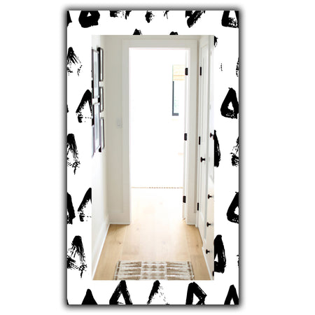Black & White 8 - Modern Mirror - Contemporary Wall Mirror