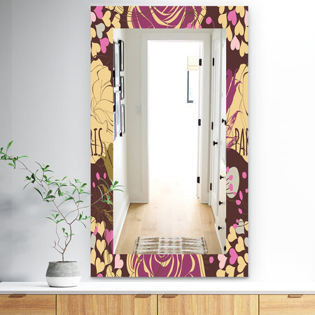 Retro Rose - Traditional Mirror - Wall Mirror