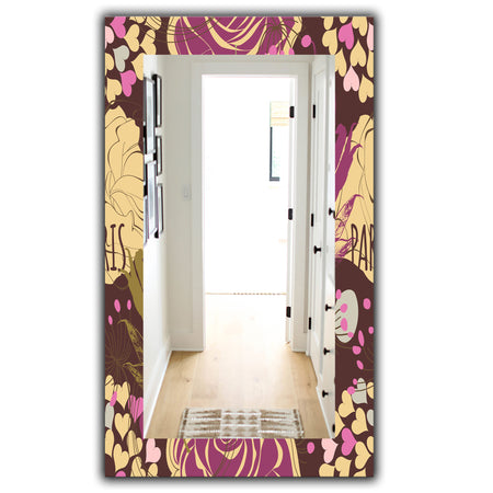 Retro Rose - Traditional Mirror - Wall Mirror