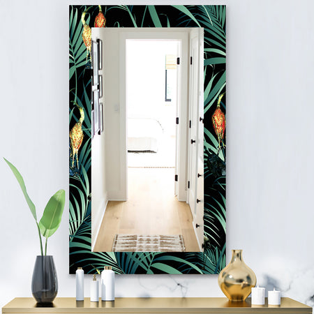 Tropical Mood Gloomy 4 - Bohemian and Eclectic Mirror - Wall Mirror