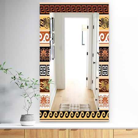 Ancient Patterns - Traditional Mirror - Wall Mirror