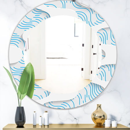 Scandinavian 25 - Mid-Century Mirror - Oval or Round Wall Mirror