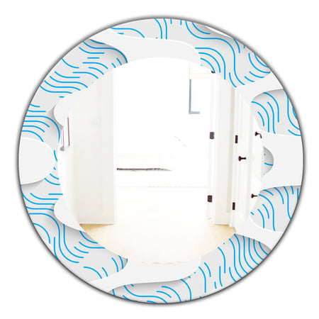 Scandinavian 25 - Mid-Century Mirror - Oval or Round Wall Mirror