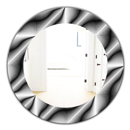 Scandinavian 28 - Mid-Century Mirror - Oval or Round Wall Mirror