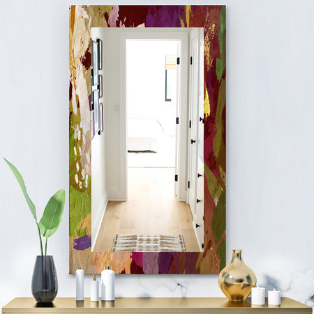 Psychedelic Matte - Modern Mirror - Frameless Wall Mirror