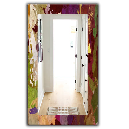 Psychedelic Matte - Modern Mirror - Frameless Wall Mirror