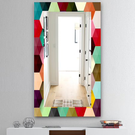 Honeycomb 5 - Mid-Century Mirror - Vanity Mirror