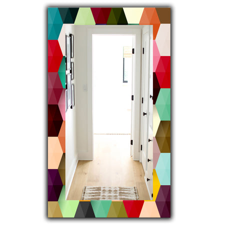 Honeycomb 5 - Mid-Century Mirror - Vanity Mirror