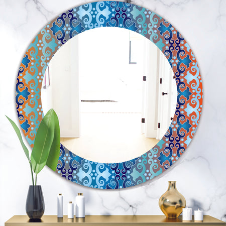 Underwater - Mid-Century Mirror - Oval or Round Wall Mirror