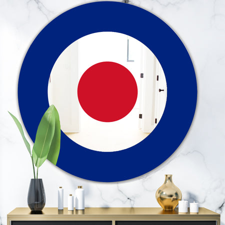 Capital Gold Essential 23 - Mid-Century Modern Mirror - Oval or Round Wall Mirror