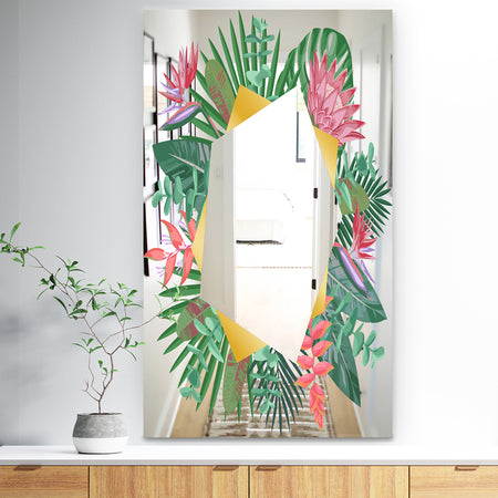 Efflorescent Gold Abundance 1 - Traditional Mirror - Large Wall Mirror