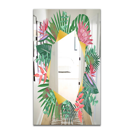 Efflorescent Gold Abundance 1 - Traditional Mirror - Large Wall Mirror