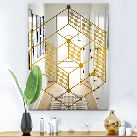 Capital Gold - Glam Mirror - Modern Wall Mirror