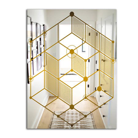 Capital Gold - Glam Mirror - Modern Wall Mirror