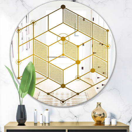 Capital Gold - Glam Mirror - Oval or Round Wall Mirror