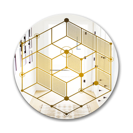 Capital Gold - Glam Mirror - Oval or Round Wall Mirror