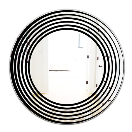 Abstract Spiral - Modern Mirror - Oval or Round Wall Mirror