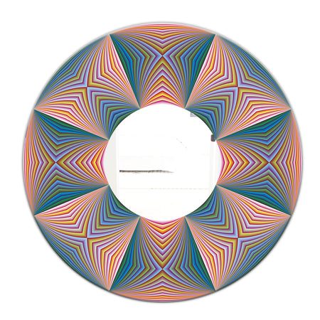 Illusion Multicolor II - Mid-Century Mirror - Oval or Round Wall Mirror