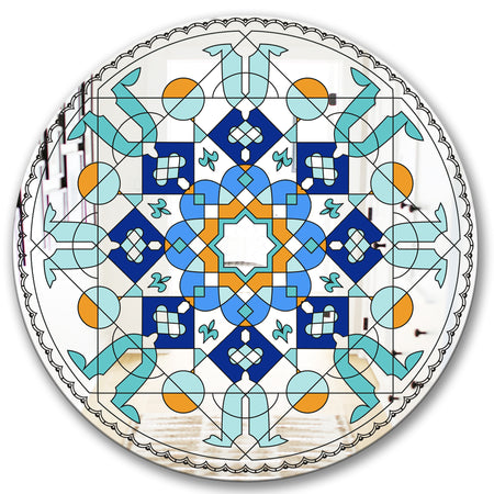 Stainless Glass - Mid-Century Mirror - Round Wall Mirror