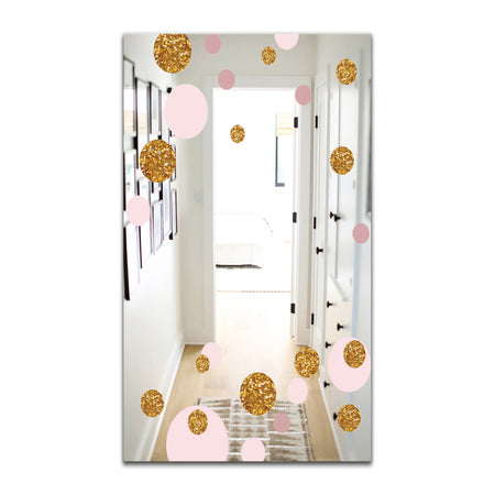 Circular Rhythm 4 - Glam Mirror - Decorative or Modern Vanity Mirror