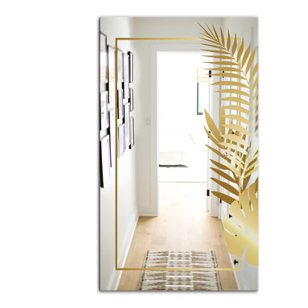 Capital Gold Botanical Bliss 7 - Glam Mirror - Modern Vanity Mirror