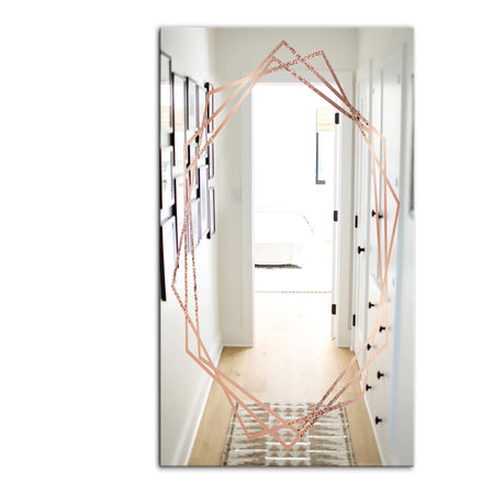 Copper Minimal 7 - Glam Mirror - Modern Vanity Mirror