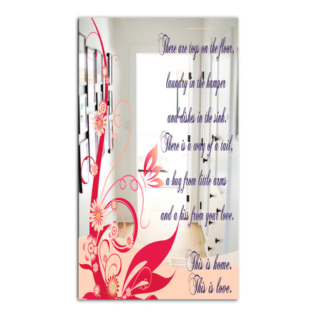 A Kiss From Your Love - Cabin & Lodge Mirror - Wall Mirror