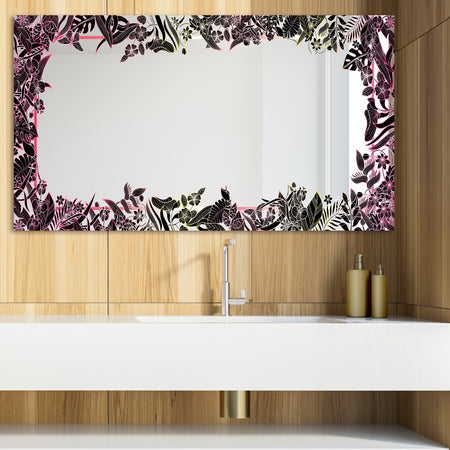Capital Gold Botanical Bliss 14 - Glam Mirror - Modern Vanity Mirror