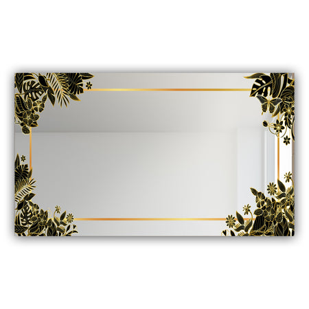 Capital Gold Botanical Bliss 15 - Glam Mirror - Modern Vanity Mirror