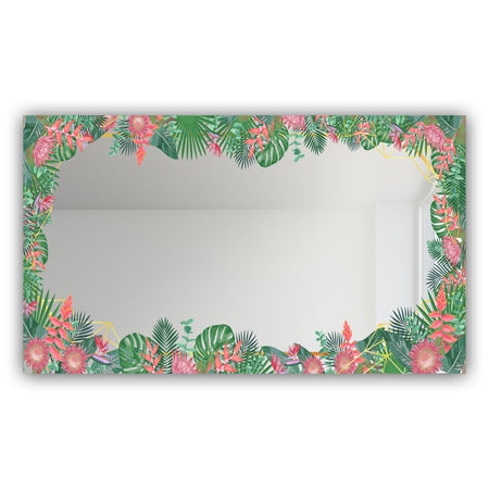 Efflorescent Gold Pink 17 - Glam Mirror - Modern Vanity Mirror