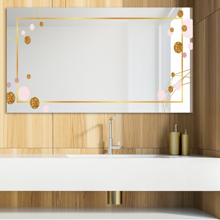 Circular Rhythm 9 - Glam Mirror - Modern Vanity Mirror
