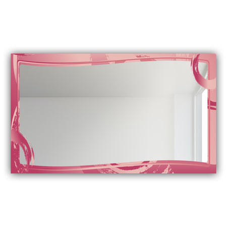 Gold and Pink Frame 2 - Glam Mirror - Modern Vanity Mirror