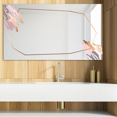 Copper Minimal 11 - Glam Mirror - Modern Vanity Mirror